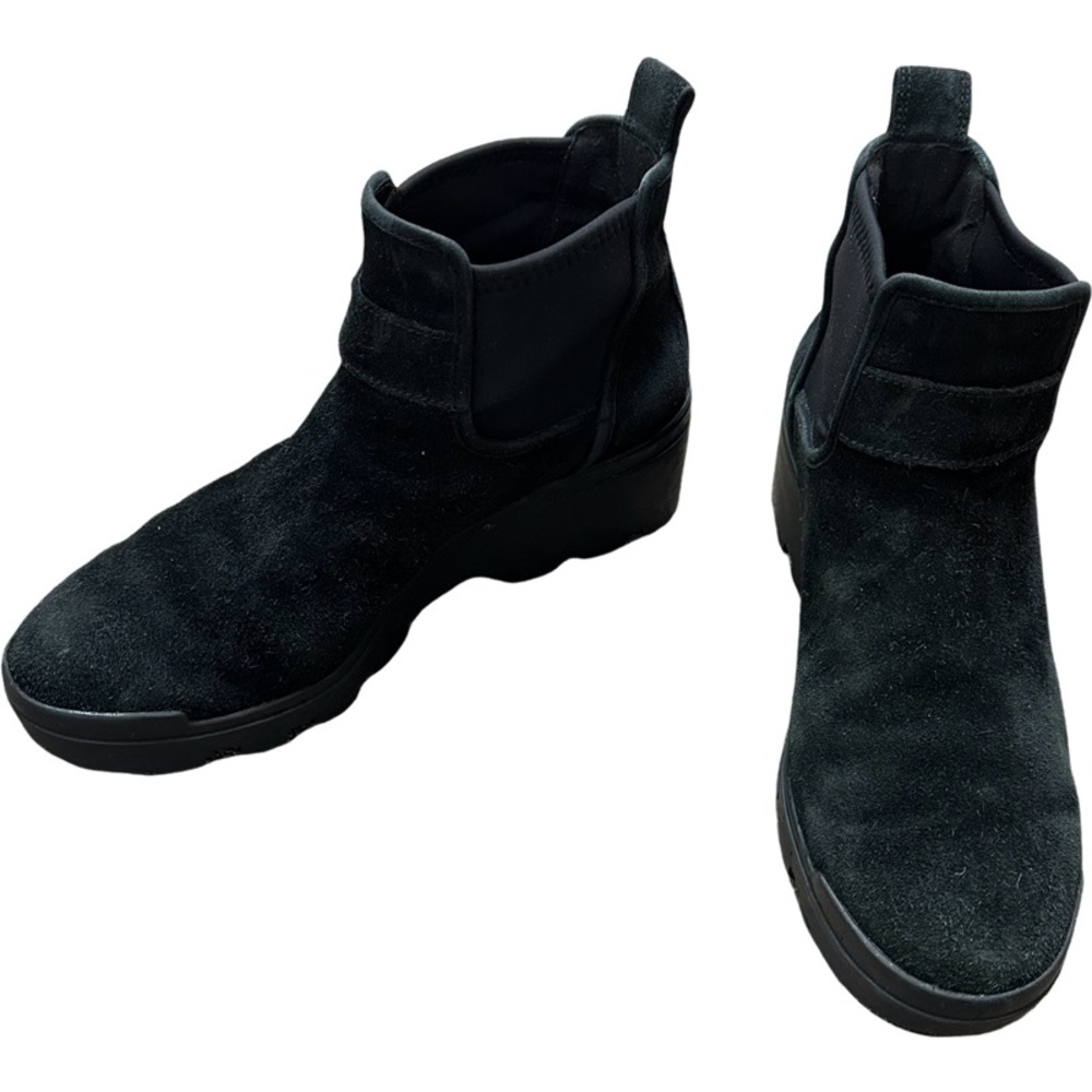 Eileen Fisher Splash Waterproof Suede Chelsea Bootie